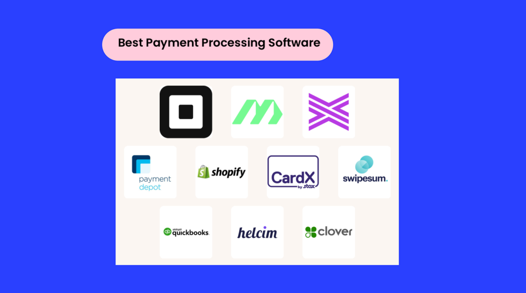 Best Best Payment Processing Software logos 07784